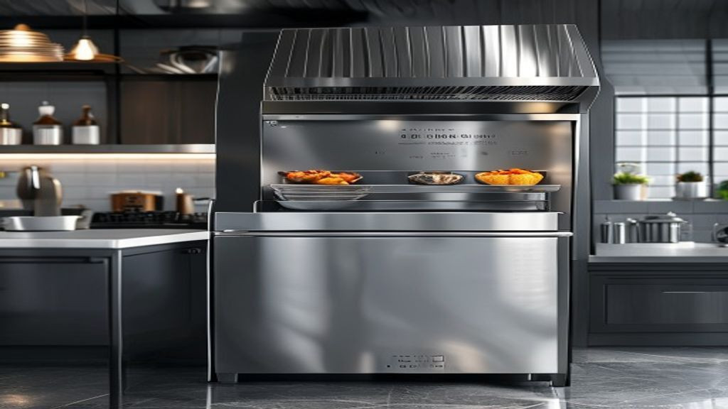 Close-up of open drawers in a chef base refrigerator 48 with food pans