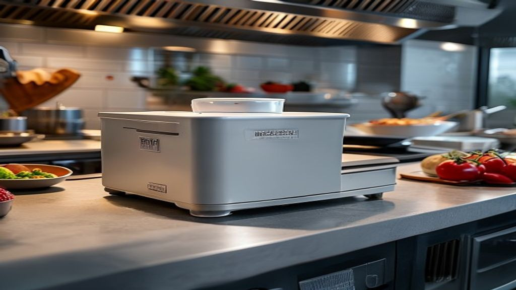 Clean chef base cooler installed beneath a griddle in a commercial restaurant kitchen