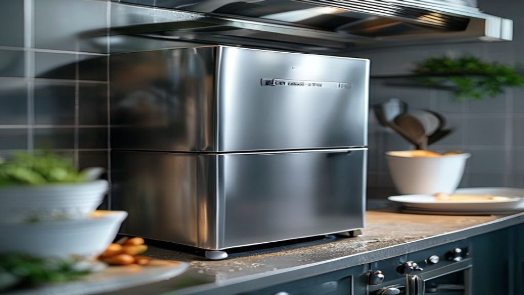 Clean commercial kitchen featuring a true chef base refrigerator ready for dinner service