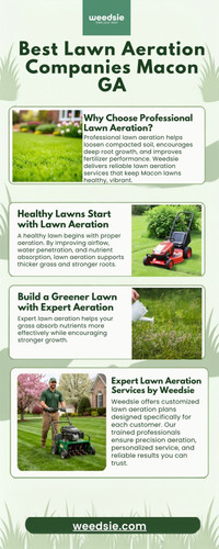 Best Lawn Aeration Companies Macon GA
Finding the Best Lawn Aeration Companies Macon is easier with Weedsie. Our lawn aeration services create healthier soil conditions, improve drainage, and promote vigorous root development while supporting long-term lawn health through personalized lawn care solutions designed for your property's unique needs. Visit us: https://weedsie.com/