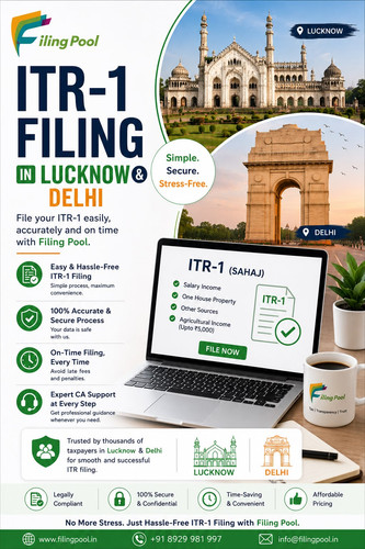ITR-1 Filing in Lucknow & Delhi – Complete Guide for Salaried Taxpayers | Filing Pool.jpg