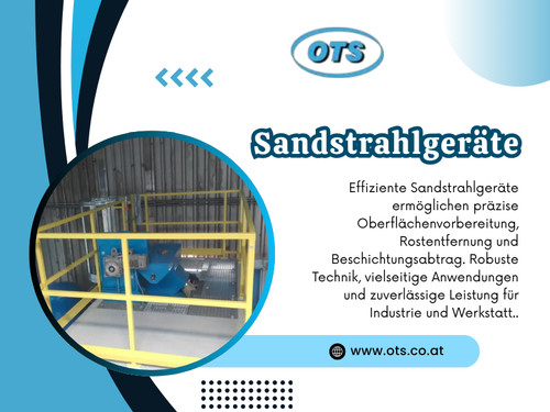 Ob kleine Werkstücke, großformatige Stahlkonstruktionen oder empfindliche Oberflächen – unterschiedliche Anwendungen verlangen nach unterschiedlichen Lösungen. Moderne Sandstrahlgeräte bieten heute eine Vielzahl an Möglichkeiten und unterstützen Unternehmen dabei, Arbeitsabläufe effizient und zuverlässig zu gestalten. Mit den professionellen Lösungen von OTS erhalten Betriebe leistungsstarke Systeme für verschiedenste industrielle Anforderungen.

Für weitere Informationen: https://www.ots.co.at/sandstrahlgeraete/

Adresse: Tullner Straße 21, Langenrohr,3442, Österreich

Telefon: +4322727233333

Lesen Sie unsere Blog:
https://otssandstrahlsysteme.mystrikingly.com/
https://otssandstrahlsysteme.tumblr.com/
https://otssandstrahlsysteme.medium.com

Weitere Links:
https://campsite.bio/otssandstrahlsysteme
https://allmyfaves.com/otssandstrahlsysteme
https://litelink.at/otssandstrahlsysteme
https://www.ted.com/profiles/51897110