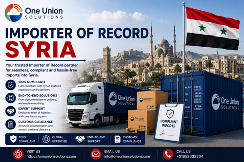Import into Syria with Trusted Import Compliance Support | One Union Solutions.png