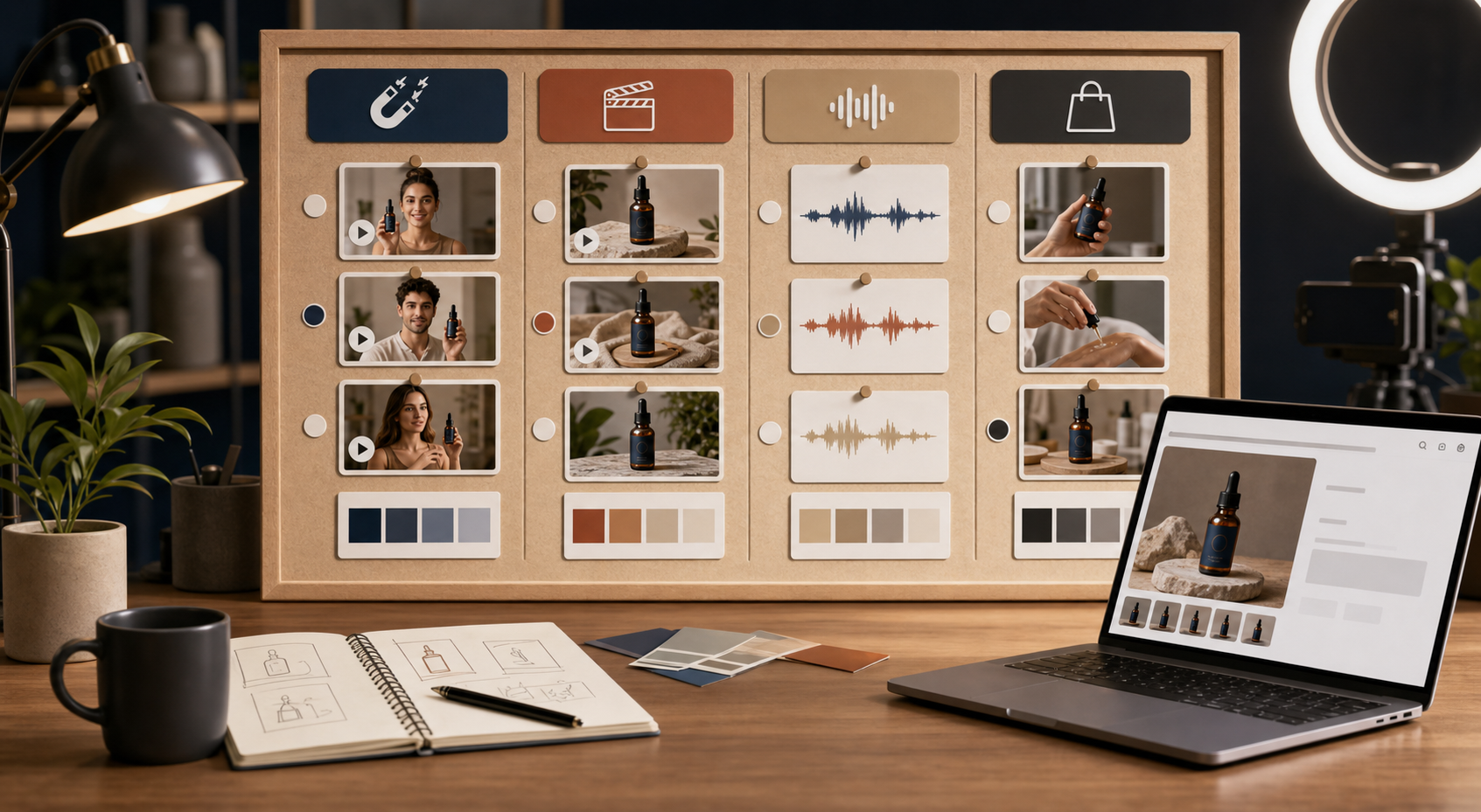 Shopify product video variations branching from one product