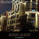 Iconic Residential Health Care City Façade Illumination