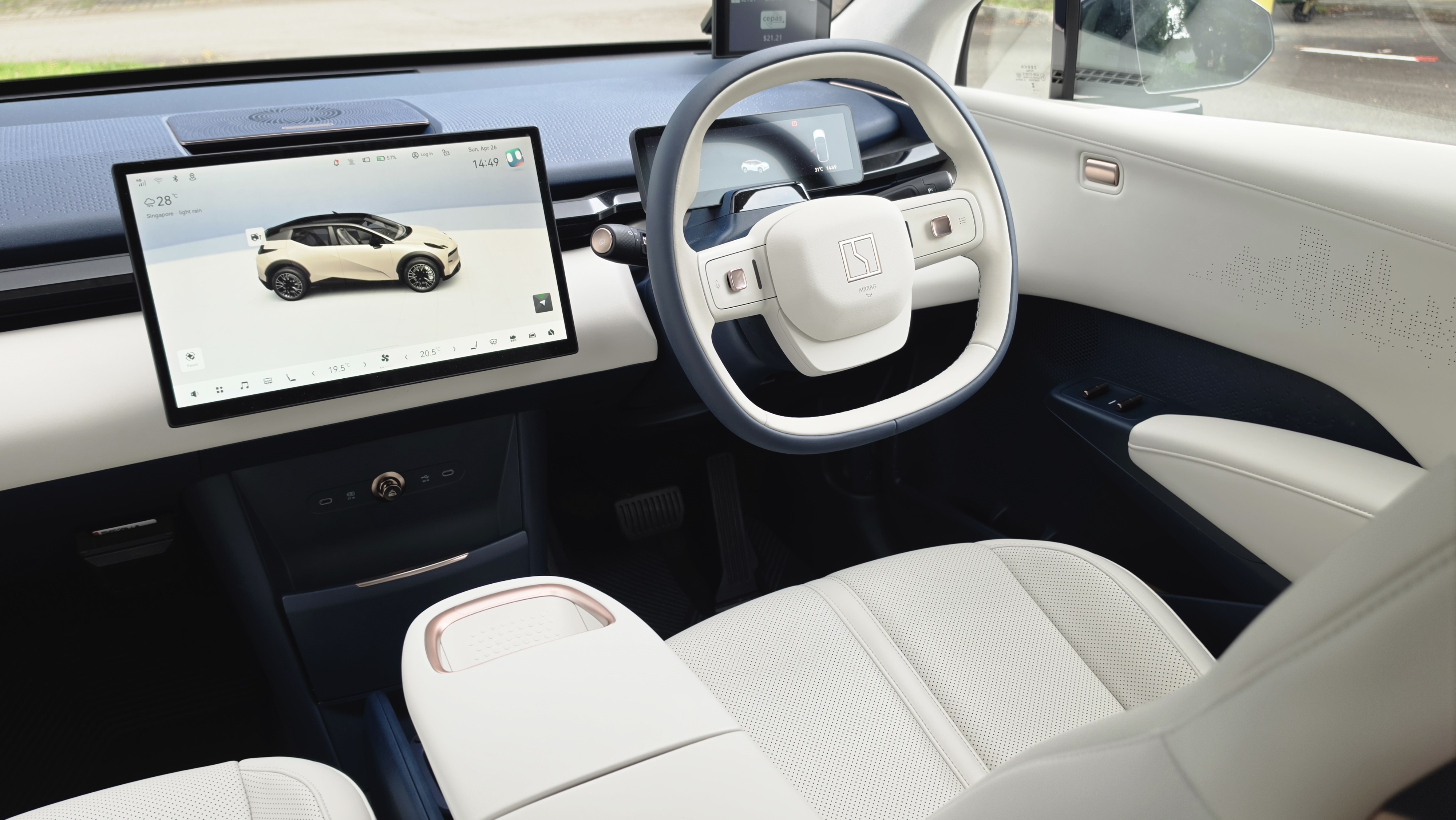Zeekr X Urban interior dashboard