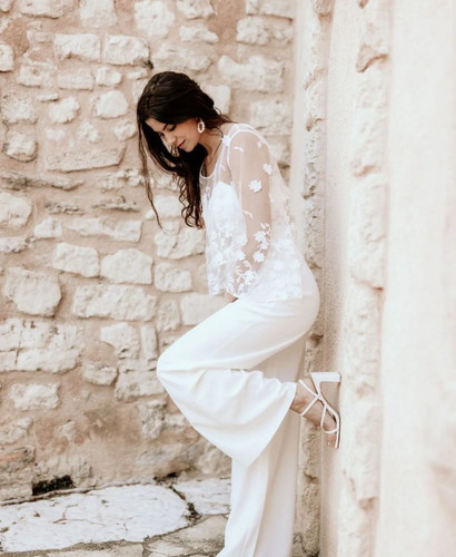 Thelma Wedding Trousers – Modern Bridal Trousers for Effortless Elegance  Madame A Dit Oui.1