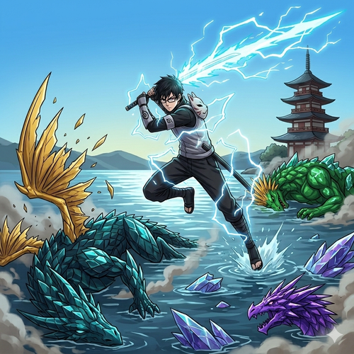 Ace Lance defeating the dragons.png