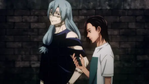 Mahito and Junpei discuss the soul %28Anime%29.webp