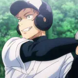Yuji hitting a home run %28Anime%29