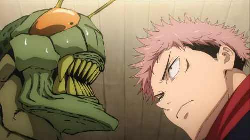 Yuji faces the Grasshopper Curse %28Anime%29.webp