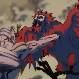 Hanami stabs Nue %28Anime%29
