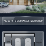 Wooden garage floor plan blueprint 202608011434 x4