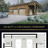 Luxury garage floor plan blueprints 202608012035 x4