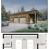 Modern garage dreams floor plan 202608011434 x4