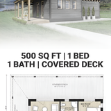Cabin floor plan blueprint 202608011407 x4