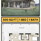 Modern 1 Bedroom Plan 202608011407 x4