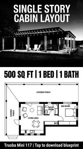 Single story cabin layout blueprint 202608011407 x4.png