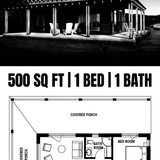 Single story cabin layout blueprint 202608011407 x4