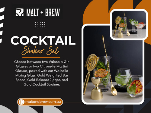 Making cocktails at home is about more than combining ingredients. Proper tools help achieve better balance, texture, and presentation. A quality Cocktail Shaker Set is one of the most valuable additions for anyone interested in mixology.

Click Here for More Information: https://maltandbrew.com.au/collections/barware-bundles

Malt & Brew
Address: 1/22 Westpool Drive, Hallam, Victoria 3803, Australia
Phone: +61 423 032 090

Google Map: https://goo.gl/maps/6E6GLMhRsbiSQV577

Read Our Blogs:
https://maltandbrew.blogspot.com
https://maltandbrewaus.wordpress.com
https://67824ace99913.site123.me

More Links:
https://linktr.ee/maltandbrew
https://en.gravatar.com/maltandbrewaus
https://about.me/maltbrew