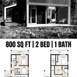 Single story cabin layout blueprint 202608011140 x4