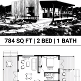 Single story cabin layout blueprint 202608011147 x4
