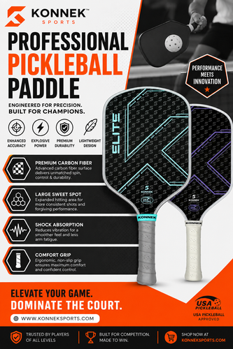 Professional Pickleball Paddle for Precision & Power | Konnek Sports.png