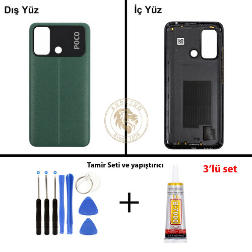 ARSKİNGB01010186 Poco C55 Yeşil Vida Seti + Yapıştırıcı.jpg