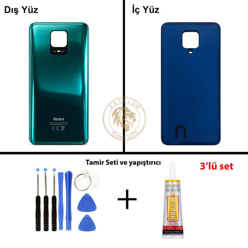 ARSKİNGB01010256 Redmi Note 9 Pro Yeşil Vida Seti + Yapıştırıcı.jpg