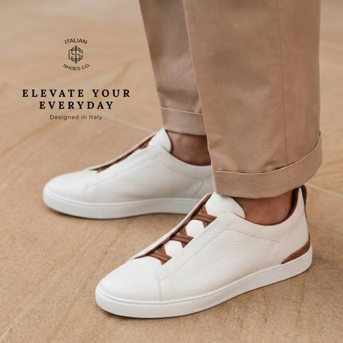 Premium Leather Sneakers for Men | Handcrafted Italian Footwear.jpg