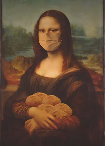 Мона Лиза в маске с хлебом арт (2).png