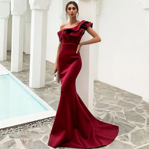Elegant Burgundy Off-Shoulder Marya Maxi Dress for Women|60% Off Premium Collection USA.jpg