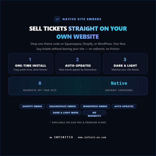 INFINITIX Sell Tickets Straight On Your Own.jpg
