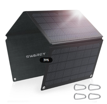 SWAREY 30W Foldable Solar Panel Lightweight USB Charger for Hiking.png