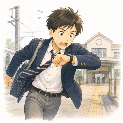 5. 遅れます（おくれます）— terlambat.png