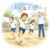 12. 運動会（うんどうかい）— lomba olahraga sekolah