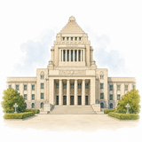 19. 国会議事堂（こっかいぎじどう）— gedung parlemen