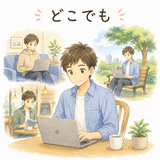 26. どこでも — di mana saja