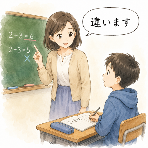 46. 違います（ちがいます）— berbeda, tidak benar.png
