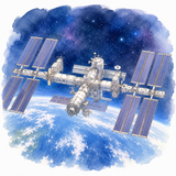 45. 宇宙ステーション — stasiun luar angkasa