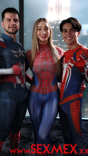 Spider Girl Banged by Superheroes (2026) SexMex Short Film