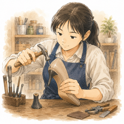 2. ヒール・かかと修理（ヒール・かかとしゅうり）— perbaikan hak atau tumit sepatu.png