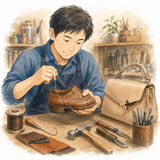 1. 靴・かばん修理（くつ・かばんしゅうり）— perbaikan sepatu dan tas
