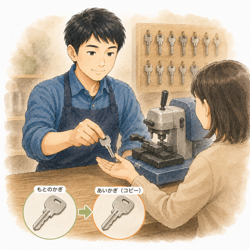 9. 合いかぎ（あいかぎ）— kunci cadangan, kunci duplikat.png