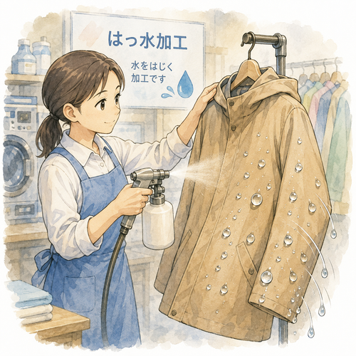 14. はっ水加工（はっすいかこう）— pelapisan anti air.png
