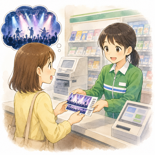 24. コンサートチケットの販売（コンサートチケットのはんばい）— penjualan tiket konser.png