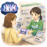 24. コンサートチケットの販売（コンサートチケットのはんばい）— penjualan tiket konser