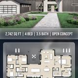 House exterior floor plan blueprint 202608012227 2 x4