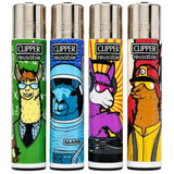 Isqueiro Clipper D24 CP11R Llama Work + LB Display C24 Unidades (Grande) (2)