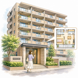 16. マンション — apartemen